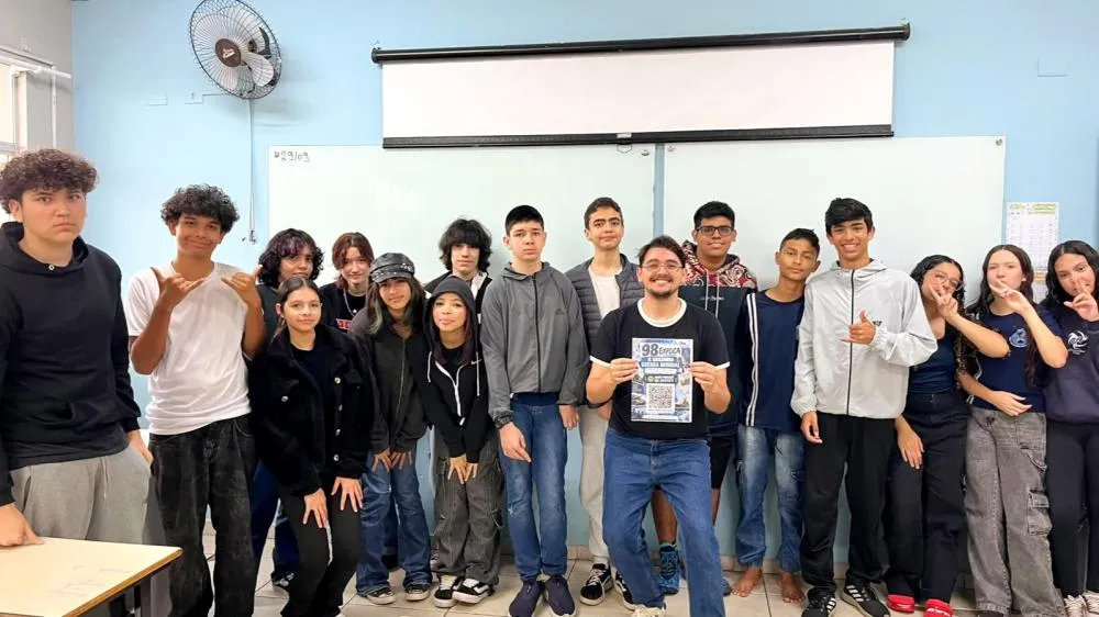 Projeto da EBM Herondina une pesquisa, História, tecnologia e produção de conteúdo em áudio - Foto: Divulgação/PMF
